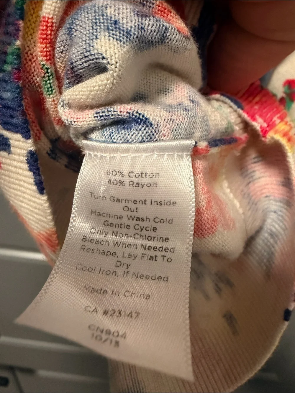Talbots multicolor floral
